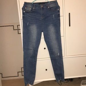 never worn blue jeans